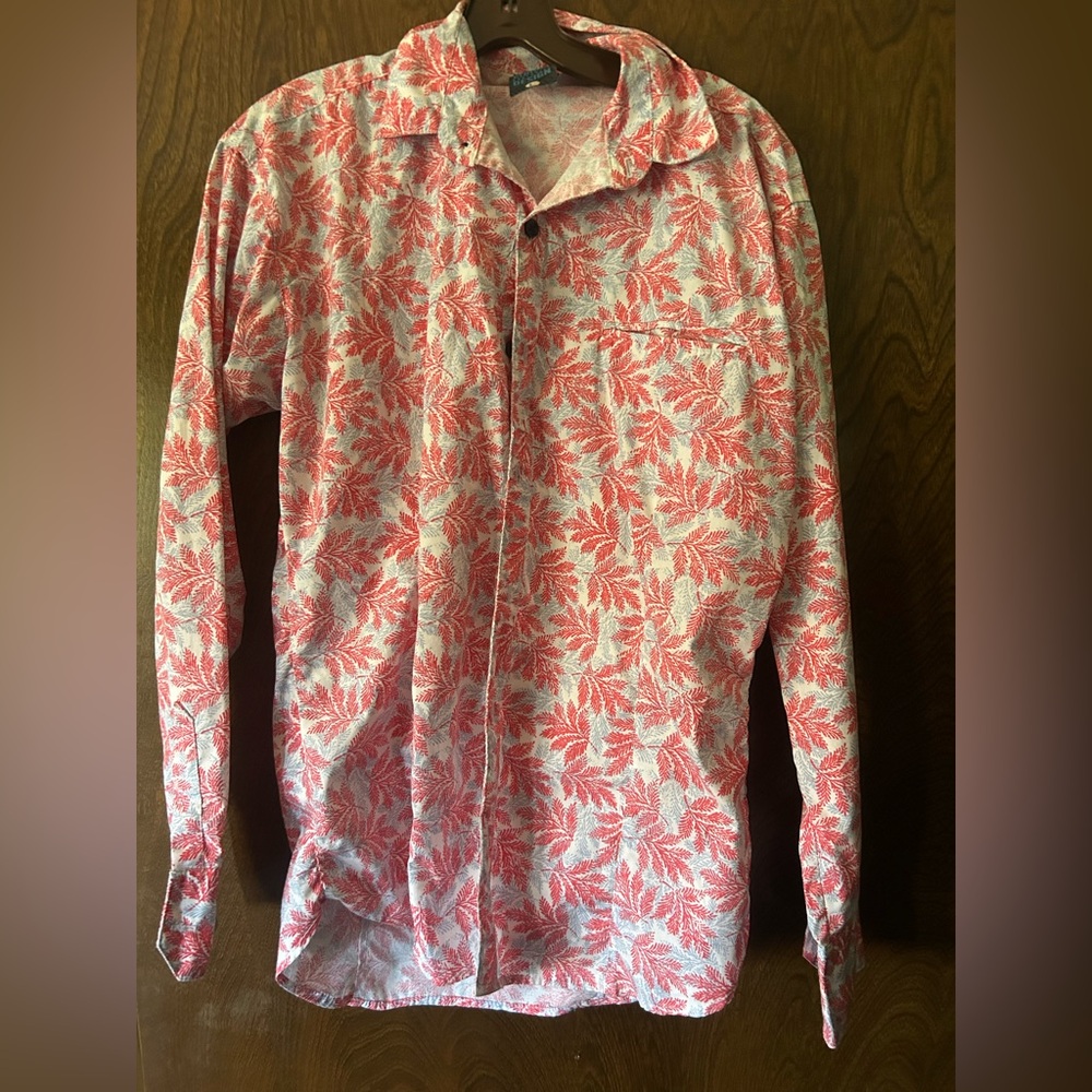 Men's Red Floral shirt
